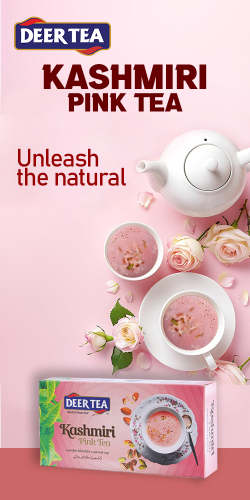 deer kashmiri pink tea